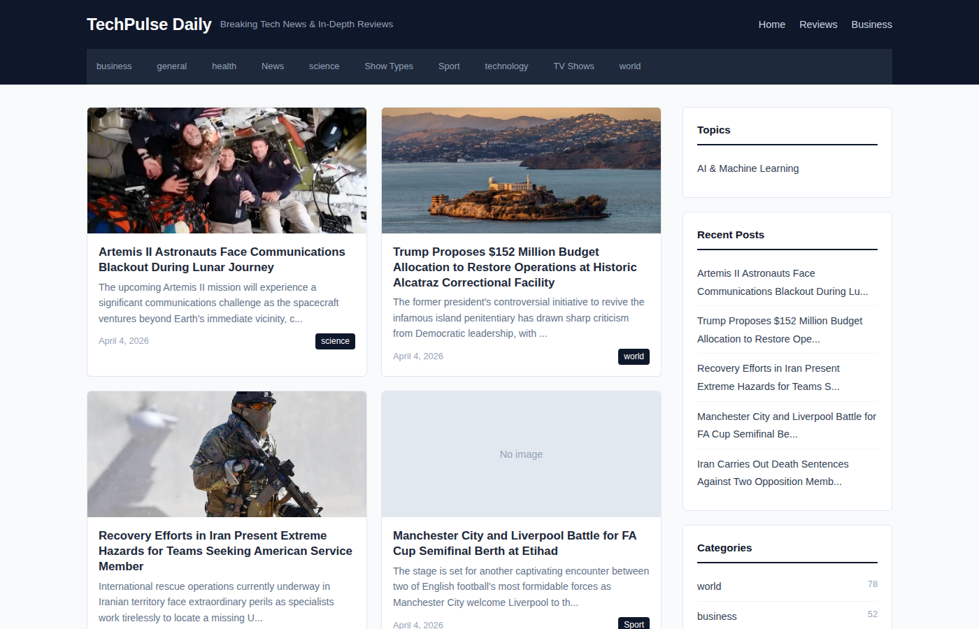 SmartPages live site example